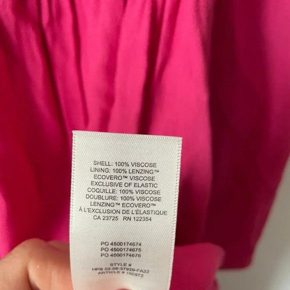 Aritzia Sunday Best Halle Baby Doll Mini Dress NWT  Ultra Pink Size XS - Picture 11 of 11